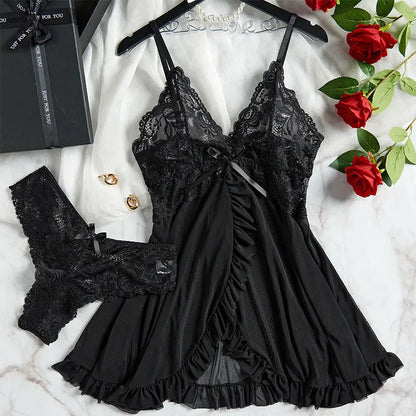 ✨ BelleLigne™ Romance Draped Nightgown