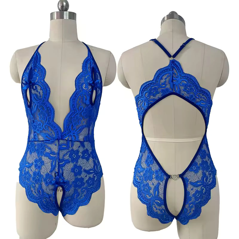 💖 BelleLigne™ Midnight Star Lace Bodysuit